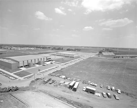 An aerial view of the highland campus at Mankato State College 1965-06-18 | Arch: University ...