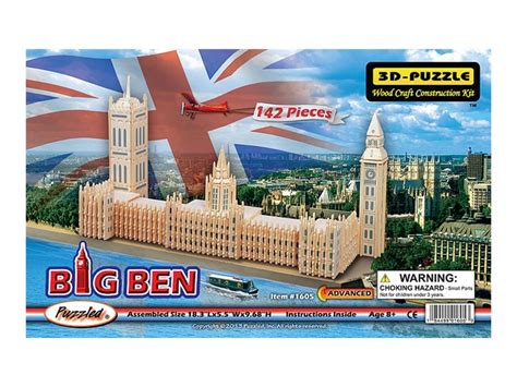 Puzzled - Big Ben - 3D jigsaw puzzle - 142 pieces - Walmart.com - Walmart.com