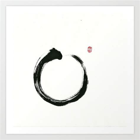 Zen Enso Art Print | Art prints, Moss wall art, Art