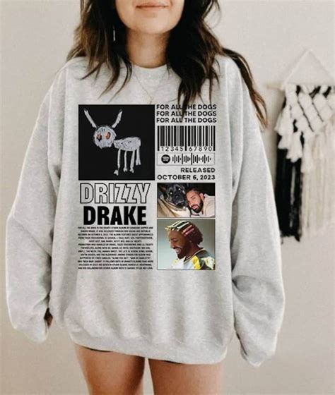 Drake Rap Music Merch Shirt, Drake for All the Dogs Album Rap 90s Tee ...