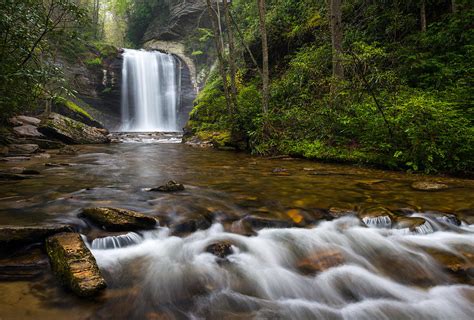 Looking Glass Falls - Blue Ridge Waterfalls Brevard NC Photograph by ...