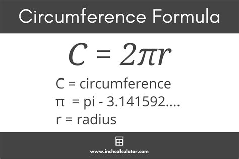 Circumference To Diameter Formula