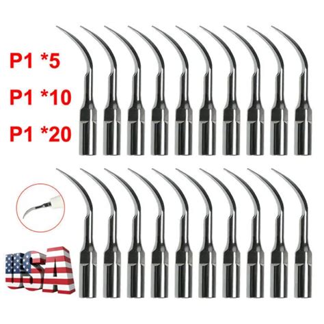 DENTAL ULTRASONIC PIEZO Scaler Perio Tips P1 Fit EMS/Woodpecker Handpieces usps $5.11 - PicClick