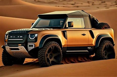 2025 Land Rover Defender Pickup Designed by Midjourney | Range Rover Fans