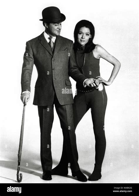 Patrick MacNee, Diana Rigg, "The Avengers" (circa 1967) ABC File ...