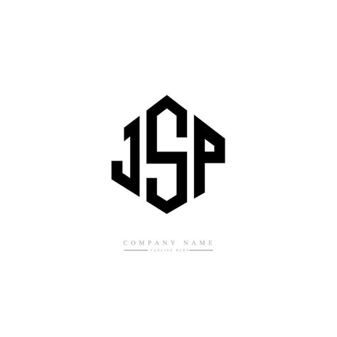 JSP letter logo design with polygon shape. JSP polygon and cube shape logo design. JSP hexagon ...