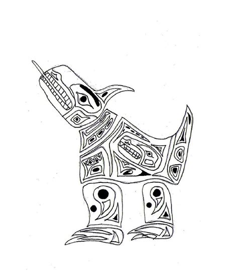 Native American Wolf Lineart by Titanium-Alex on DeviantArt