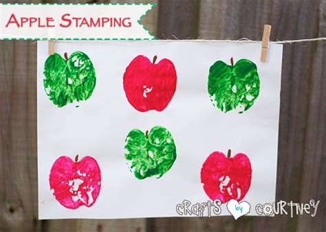 Make Fun Apple Stamping Art