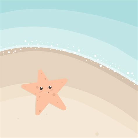 A star on the beach 4778527 Vector Art at Vecteezy