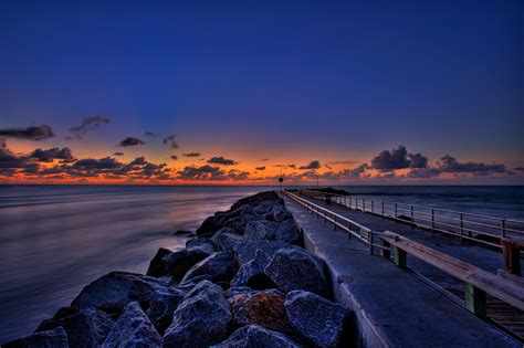 Jupiter Inlet Early Morning Sunrise | HDR Photography by Captain Kimo