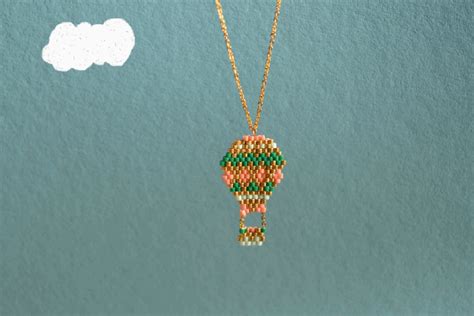 DIY - Collier montgolfière en brick stitch | The Camelia Bead Work Jewelry, Jewelry Design ...
