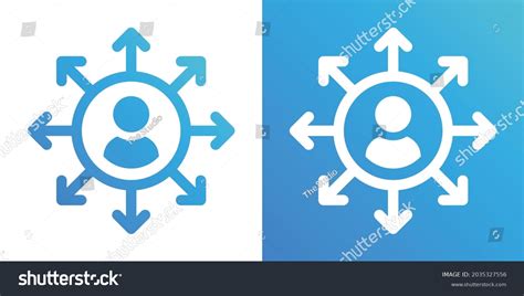 Management Icon Manger Symbol Vector Illustration Stock Vector (Royalty ...