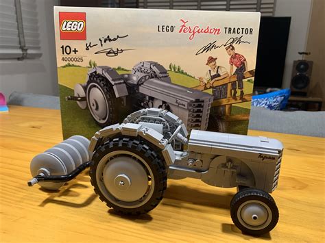 LEGO Ferguson Tractor, the gift from the Inside Tour 2018. : r/lego