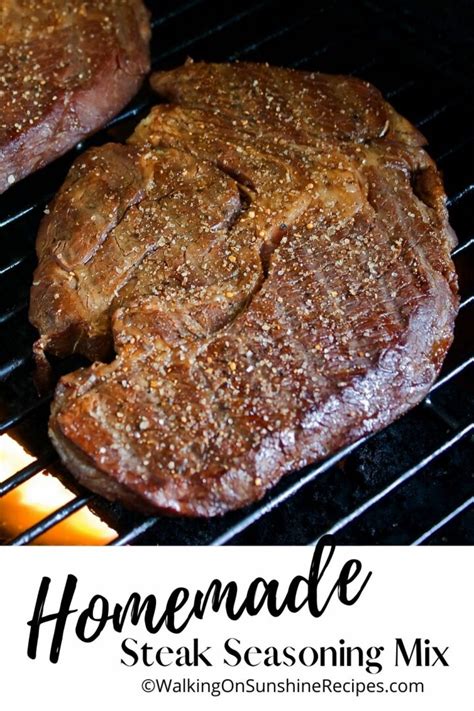 Steak Seasoning Recipe | Walking on Sunshine Recipes