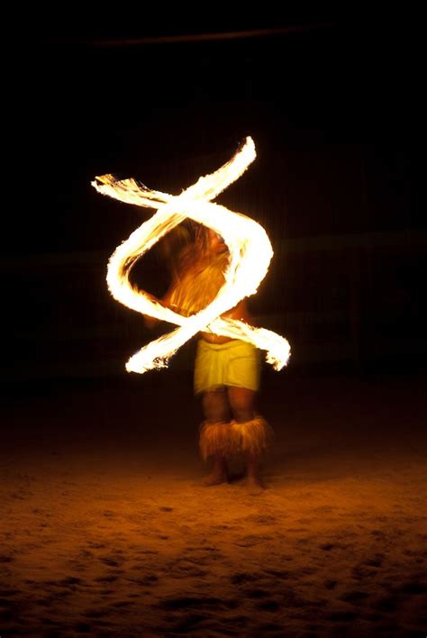 Photograph Fire dance on a fia fia night. by Eloy Muñoz Salinas (met ...