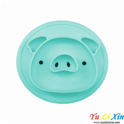 China Silicone Cartoon Pig Shaped Food Plate Manufacturer,Supplier ...