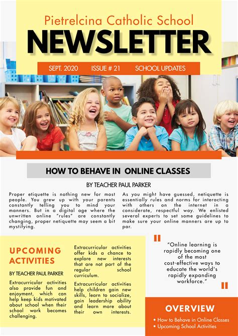 4 strategies for starting an engaging school newsletter | Design Studio