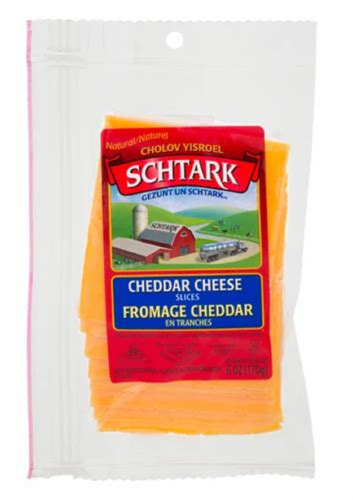 Schtark® Cheddar Cheese Slices, 6 oz - Kroger