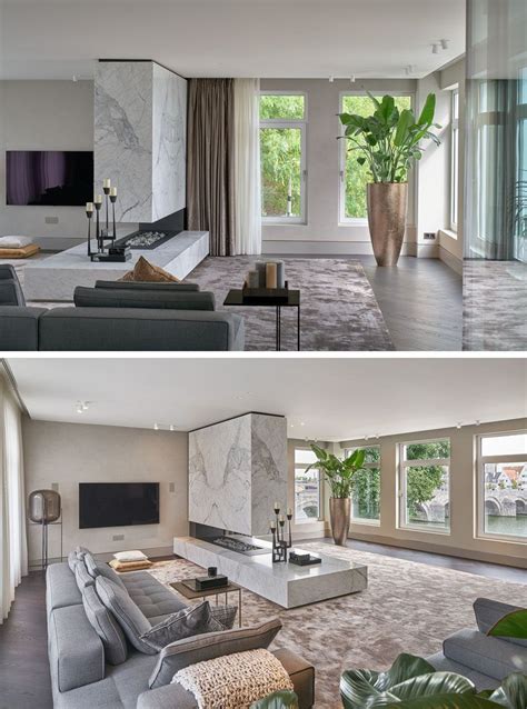 The Interior Of This Dutch Apartment Is Filled With Luxurious Design ...