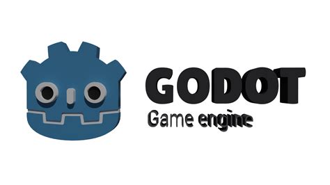 3D Godot logo and icon : r/godot