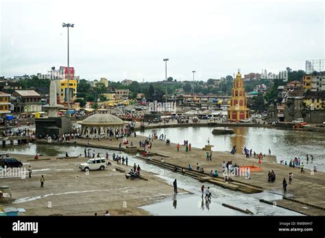 Godavari river ghat at nashik, Maharashtra, India, Asia Stock Photo - Alamy