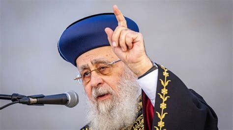 Chief Rabbi Sharply Rebukes Court Ruling Against Charedim - VINnews