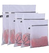 Amazon.com: Kimmama Large Laundry Bags Mesh Wash Bags,Oversize ...