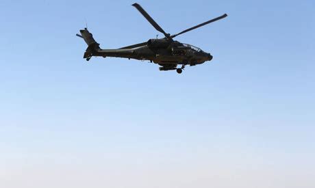 Egyptian military helicopter