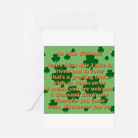 Irish Sayings Greeting Cards, Thank You Cards, and Custom Cards | CafePress