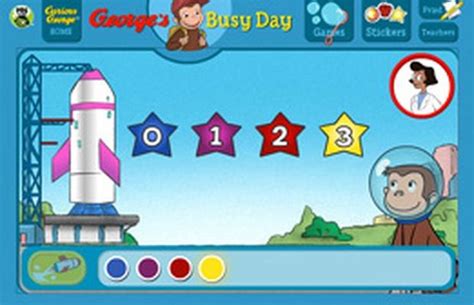 Blast Off - Curious George | PBS KIDS Lab | Mathematics, Preschool | Interactive | PBS LearningMedia