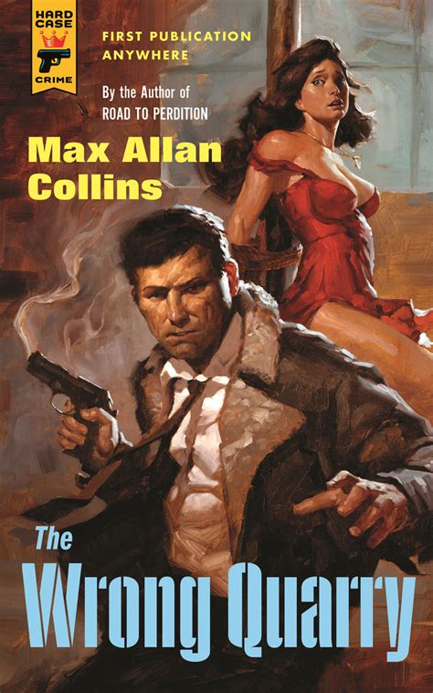 Max Allan Collins on the set of Quarry @ Titan Books