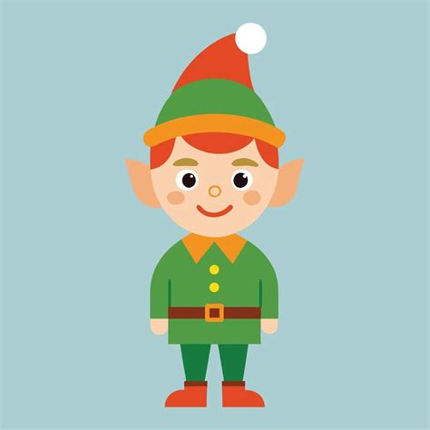 Christmas elf character 48758271 Vector Art at Vecteezy