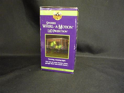 Spirit Spiders Whirl-A-Motion LED Halloween Projection | eBay