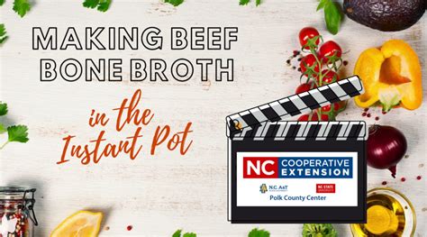 How to Make Beef Bone Broth in the Instant Pot | N.C. Cooperative Extension