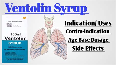 Ventolin Syrup | How to Use, Side Effects, Contra-Indication & Dosage ...