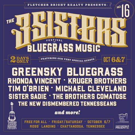 3 Sisters Bluegrass Festival announces lineup for 2023 - WDEF