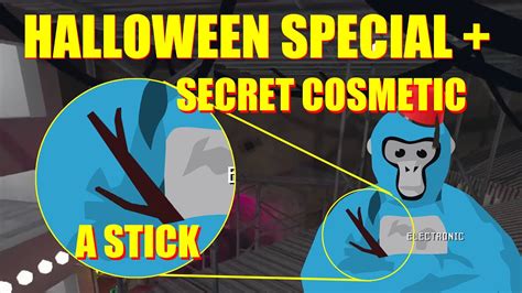 Gorilla Tag 'The Stick - A Secret Cosmetic' what is it and whats it for? - YouTube