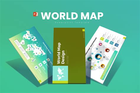 World Map PowerPoint Presentation Graphic by Stock Shape · Creative Fabrica