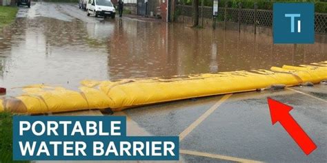 This Portable Barrier Can Protect Houses From Flooding | Flood protection, Flood barrier, Flood