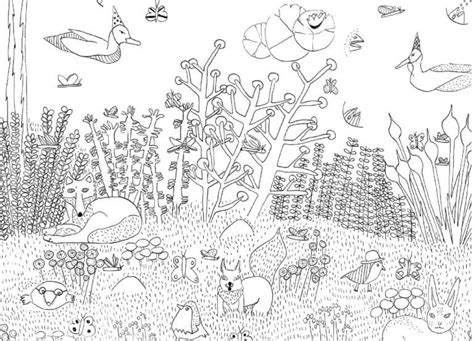 Different Animals In The Forest coloring page - Download, Print or Color Online for Free