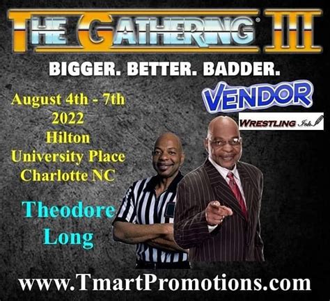 Teddy Long WWE WCW Superstar to Appear at The Gathering Charlotte, NC ...