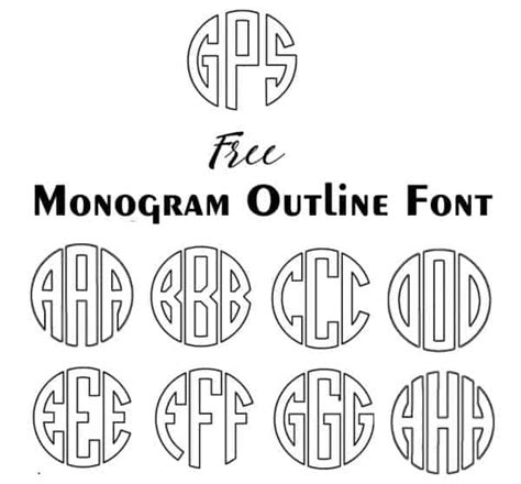 Free Download Svg Monogram Fonts - 286+ Popular SVG File