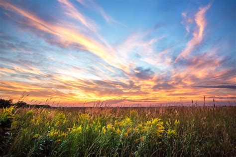 Prairie Photo tallgrass Prairie Sunset - Etsy