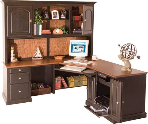 Corner Desk with Shelves Design – HomesFeed