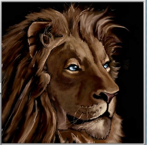 blue eyed lion by mrdiddi on DeviantArt