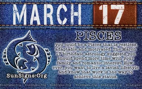 March 17 Zodiac Horoscope Birthday Personality - SunSigns.Org