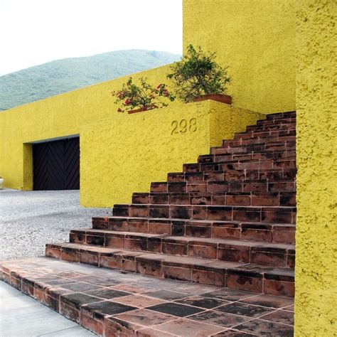 “Luis Barragán, Yellow house in Monterrey, Mexico” | Colour architecture, Architecture ...