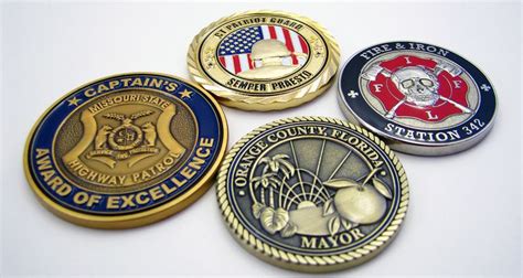 Custom Challenge Coins With 3D Mold - Custom Enamel Pins