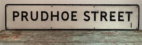 VINTAGE METAL STREET SIGN