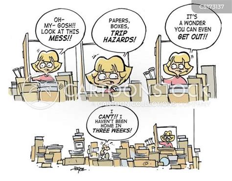 Messy Office Cartoons and Comics - funny pictures from CartoonStock